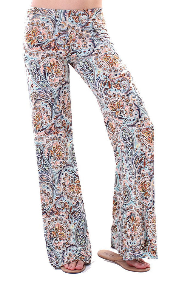 Veronica M's Wide Leg Printed Pants