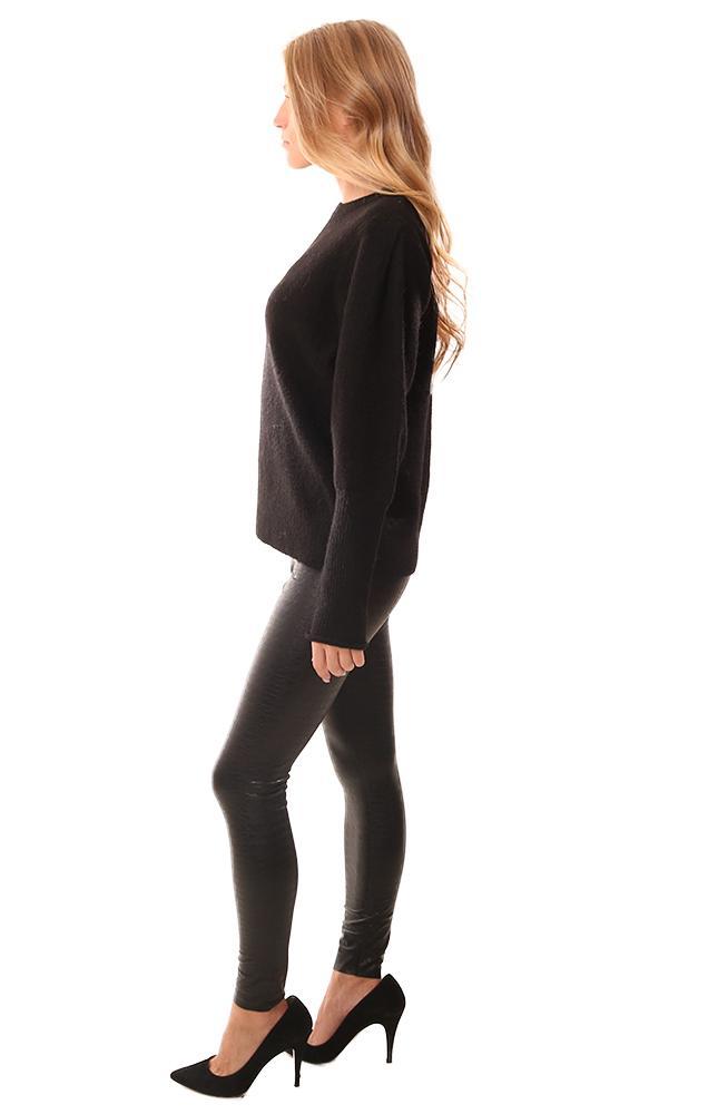 RD Style Sweaters Long Sleeve Black Pullover Warm Knit Sweater