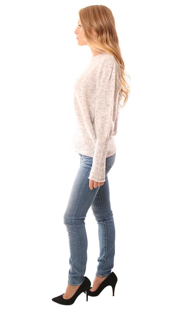 RD Style Sweaters Long Sleeve Grey Warm Pullover Knit Sweater