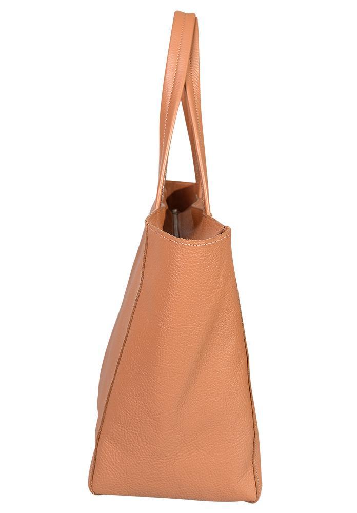 Circe Bags Shoulder Strap Large Brown Tote Genuine Leather Bag