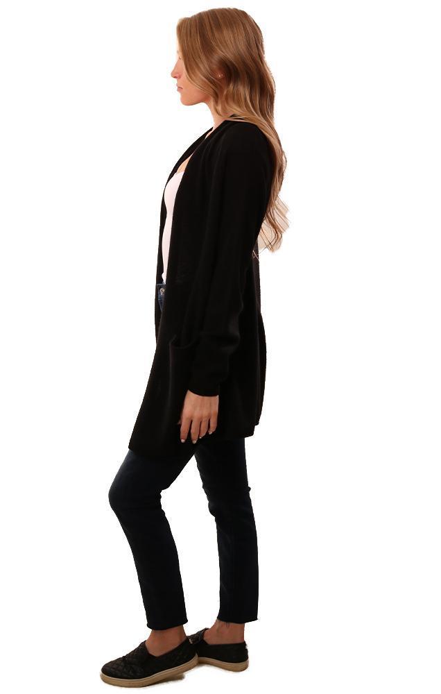 525 America Cardigans Cashmere Knit Black Cardi