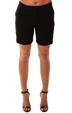 Amanda Uprichard Shorts Dressy Long Bermuda Black Dressy Short