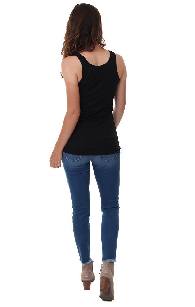 Michael Stars Tanks Lightweight Black Layering Soft Comfy Boyfriend Tank