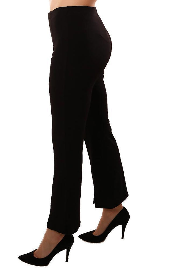 Clara Sunwoo Pants Slit Ankle Center Seam Dressy Work Pant