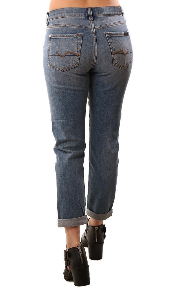 7 For All Mankind Button Fly Josefina Boyfriend Denim Jeans