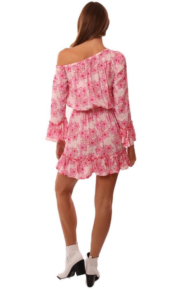 Cool Change Dresses Long Sleeve Off The Shoulder Pink Floral Summer Mini