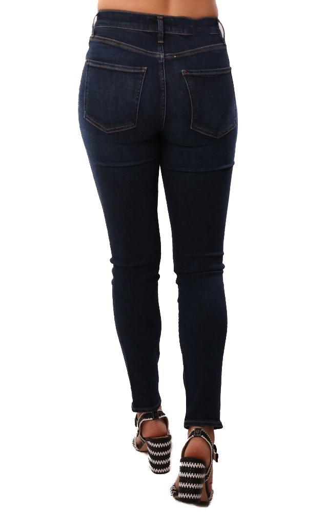 A GOLD E Denim Mid Rise Ankle Skinny Classic Blue Jean Pant