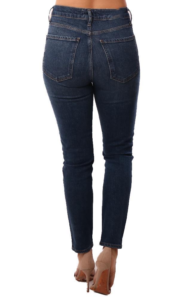 A GOLD E Denim High Rise Slim Skinny Ankle Skinny Blue Jeans