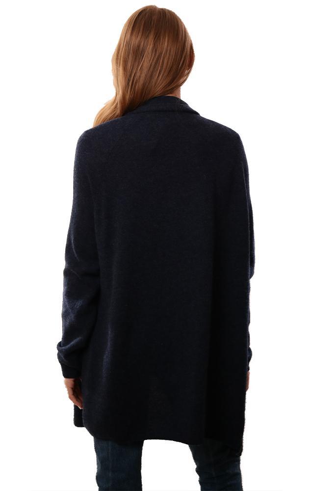 525 America Cardigans Cashmere Knit Navy Cardi Sweater