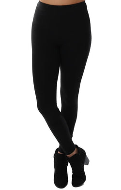 Lyssé Leggings Tight Ankle High Waist Black Cotton Chic Legging