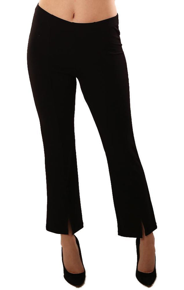 Clara Sunwoo Pants Slit Ankle Center Seam Dressy Pant