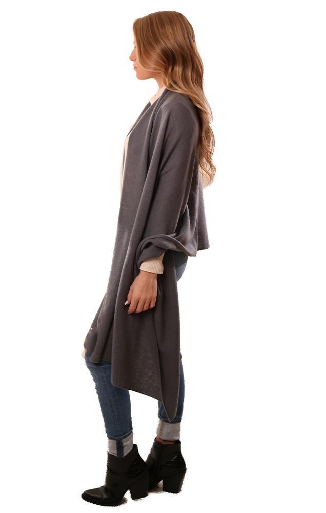 In Cashmere Shawls Long Light Grey Soft Holiday Gift