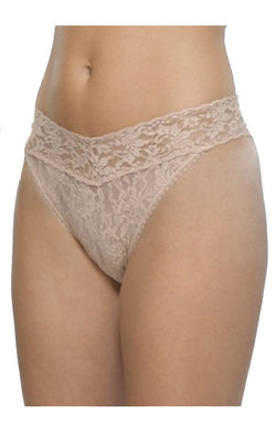 Hanky Panky Thongs Nude Lace Original Rise Thong - 2